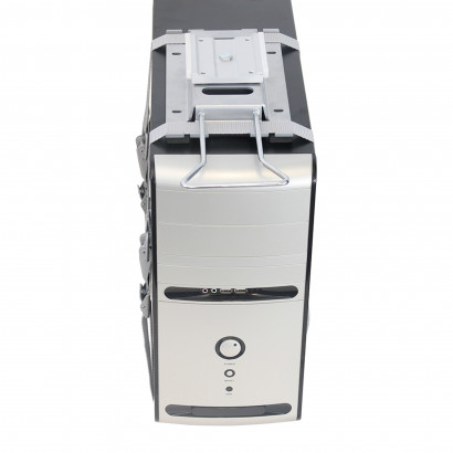 LiftFlex CPU-hållare, Inklusive skena, Silver