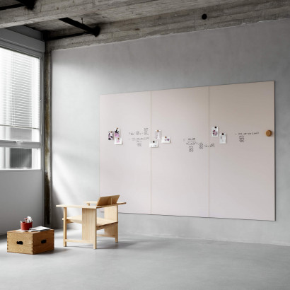Lasikirjoitustaulu Mood Silk Wall - mattapinnalla