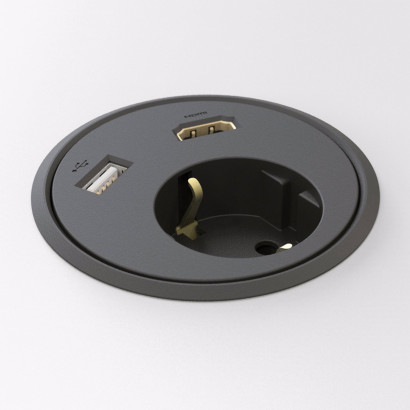 Powerdot - El, HDMI, USB, Svart