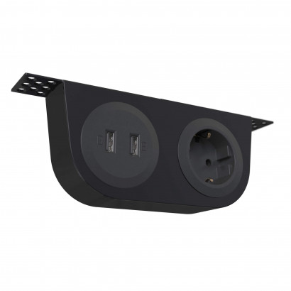 Konsoli Powerdot Bracket Kit 03 - 1 sähkö, 2 USB-A-laturia