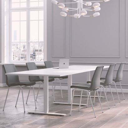 Table de réunion Modul avec chaises Ana Stol 4340S - 6 à 10 places