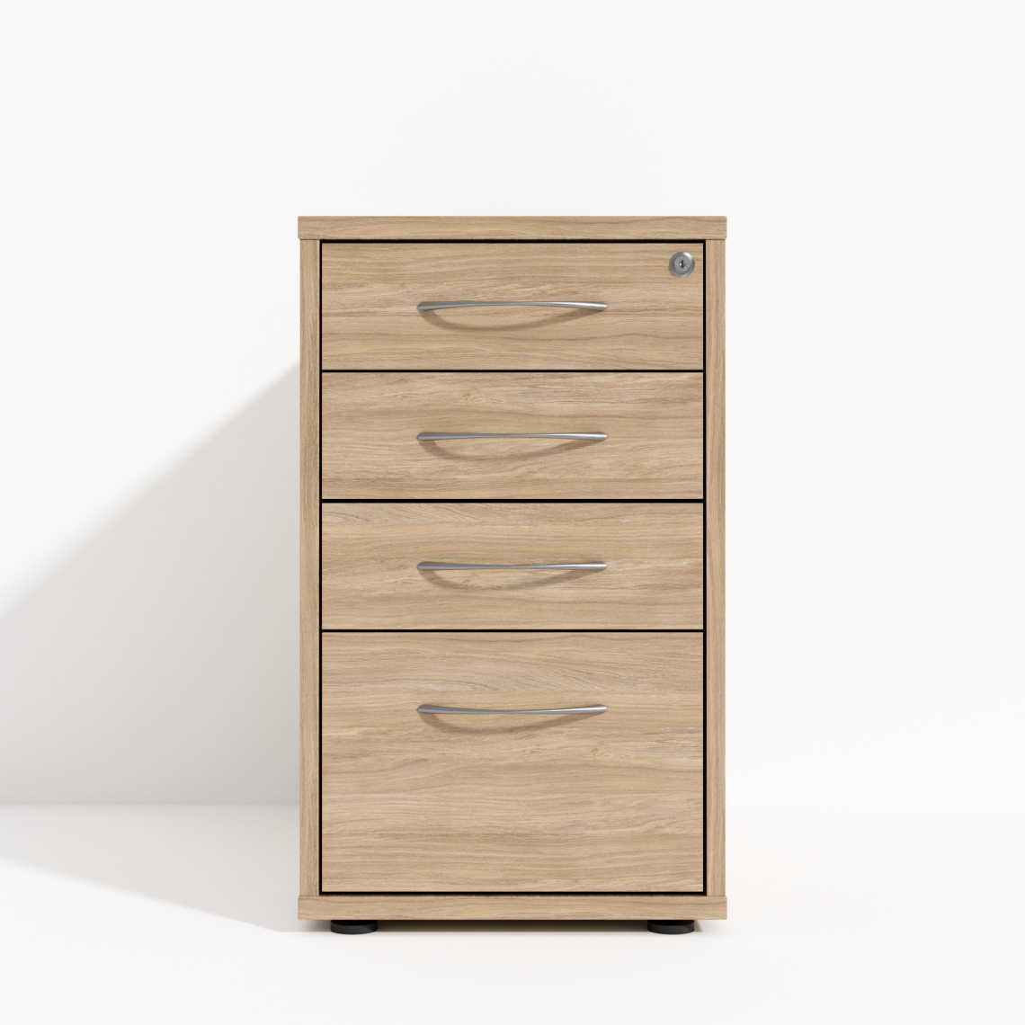 AquaFelicity Support De Moniteur En Pin Massif Avec Tiroirs