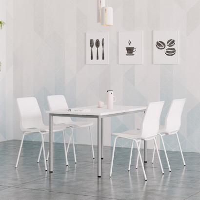 Table 4 à 8 places et chaises Ana Stol 4340