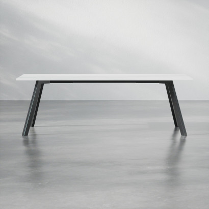 Table de conférence Viggo Standard - Stratifié, hauteur 73 cm