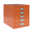 Organisateur de bureau Bisley Multidrawer - 5 tiroirs, A4