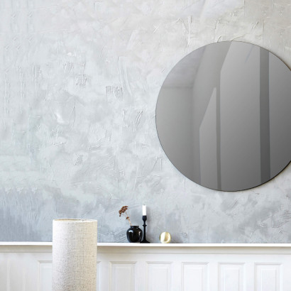 Miroir Walls - Rond, Gris