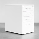 Caisson de bureau Modea - 3 tiroirs + 1 porte dossier, profondeur 60 cm