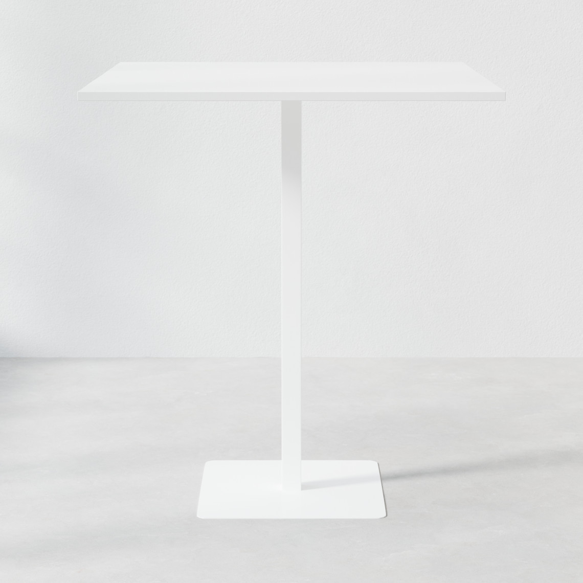 Table haute carrée