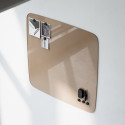 Tableau blanc mural en verre Flow Wall - magnétique, coins arrondis