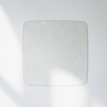 Tableau blanc mural en verre Flow Wall - magnétique, coins arrondis