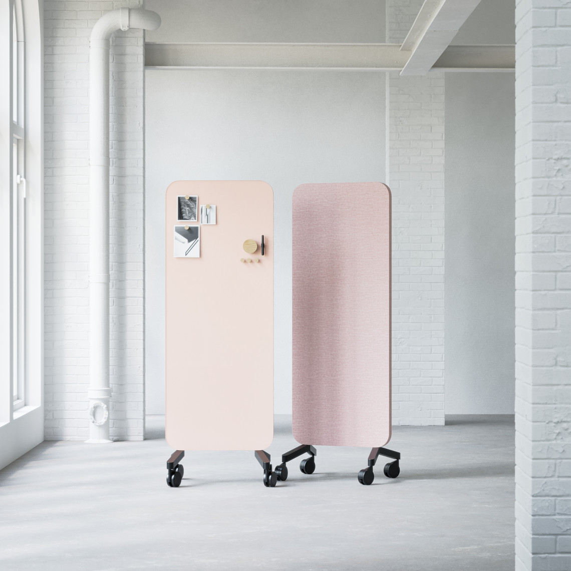 Tableau acoustique en verre et tissu Mood Fabric Mobile