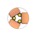 Pièces d'assemblage pour Cloison Acoustique Calm (3 cloisons)