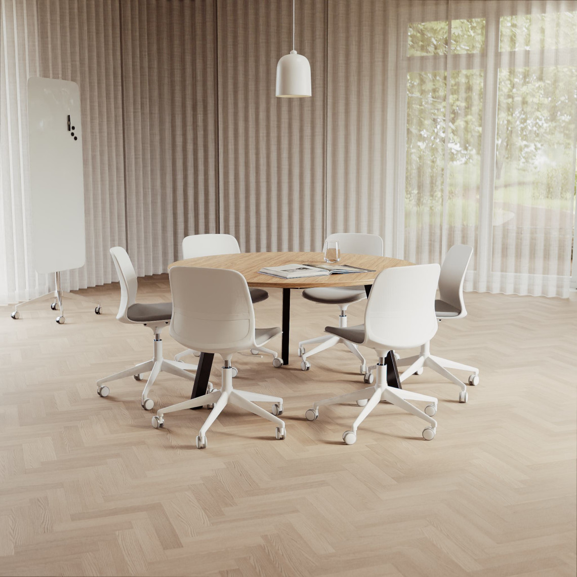 Ensemble de conférence Viggo Ronde + Ergo 006C