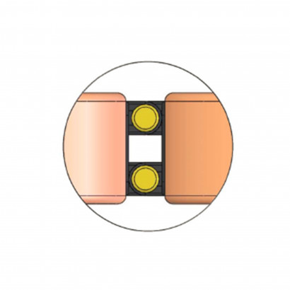 Pièces d'assemblage pour Panneau Acoustique Calm  (2 cloisons)