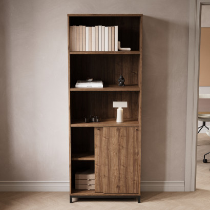 Armoire de rangement de bureau Crito 505 - 200,5x76x39 cm