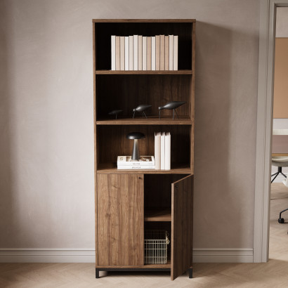 Armoire de rangement de bureau Crito 504 - 200,5x76x39 cm