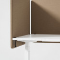 Séparateur de bureau acoustique Modea - Fixations incluses
