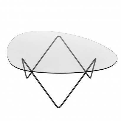 Table basse Pedrera - Plateau en verre