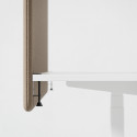 Séparateur de bureau acoustique Modea - Fixations incluses
