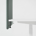 Séparateur de bureau acoustique Modea - Fixations incluses