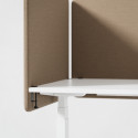 Séparateur de bureau acoustique Modea - Fixations incluses