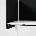 Séparateur de bureau acoustique Modea - Fixations incluses