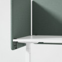 Séparateur de bureau acoustique Modea - Fixations incluses