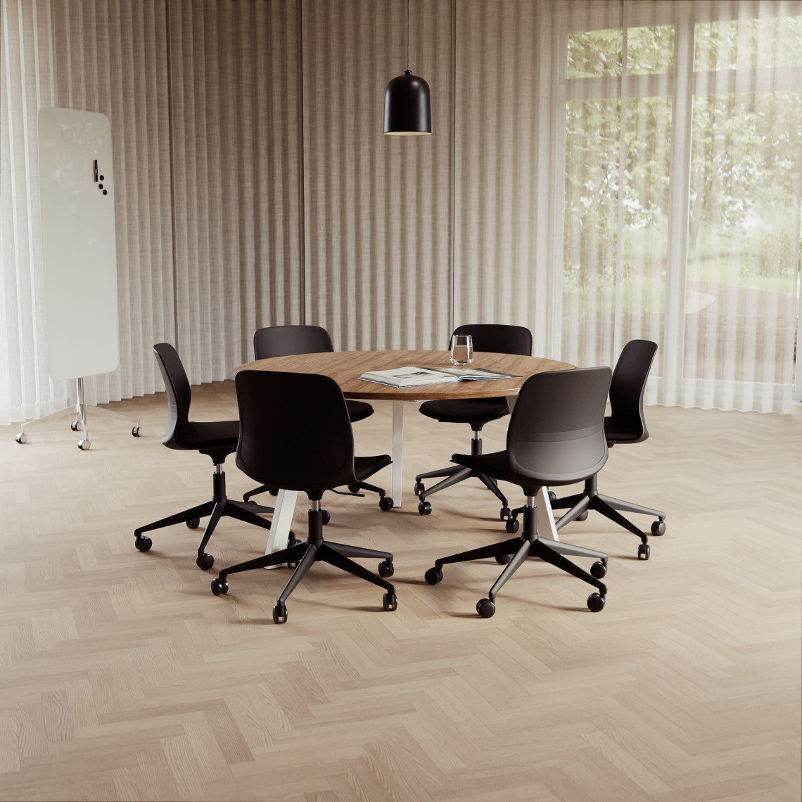 Ensemble de conférence Viggo Ronde + Ergo 006C