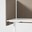 Séparateur de bureau acoustique Modea - Fixations incluses