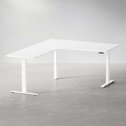 Bureau d'angle assis debout - Premium Large