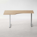Bureau d'angle fixe, plusieurs choix de supports et de plateaux