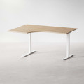 Bureau d'angle fixe, plusieurs choix de supports et de plateaux
