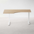 Bureau d'angle fixe, plusieurs choix de supports et de plateaux