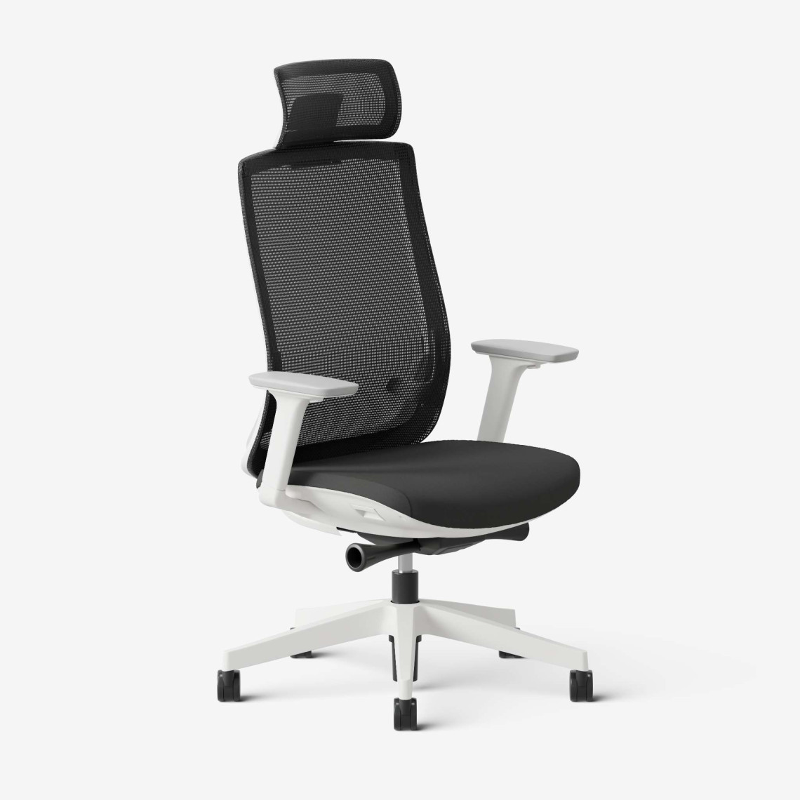 Chaise de bureau Ergo 312 - Base blanche