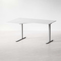 Bureau d'angle fixe, plusieurs choix de supports et de plateaux