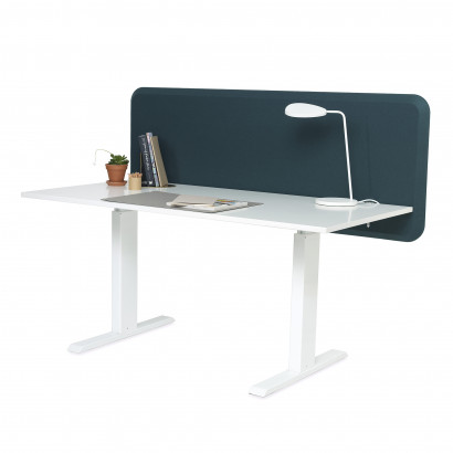 Panneau acoustique de bureau Domo -  coins arrondis