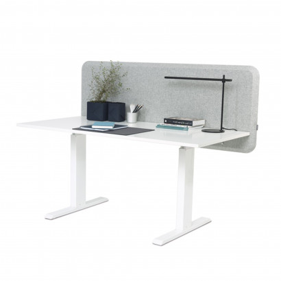 Panneau acoustique de bureau Domo -  coins arrondis