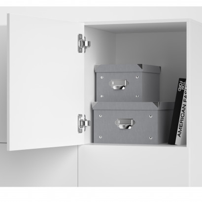 Armoire casier de rangement d'effets personnels - 2 portes, largeur 50 cm