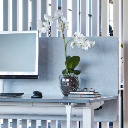 Panneau acoustique de bureau ScreenIT Standard 80 cm avec fermeture éclair