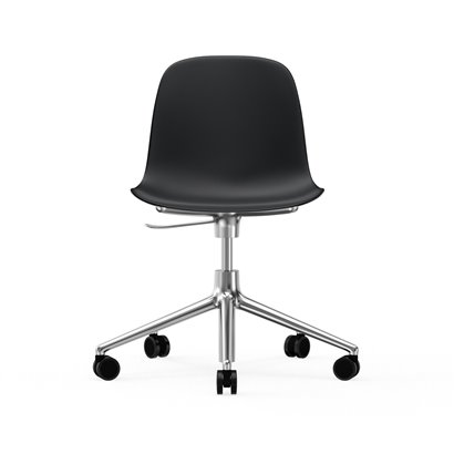 Chaise de bureau Form - Pivotante à cinq roulettes