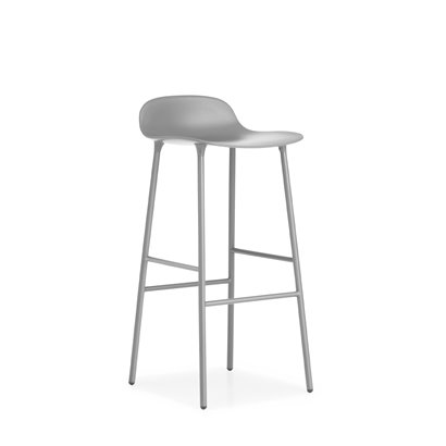 Tabouret Form - 75 cm, pieds en métal