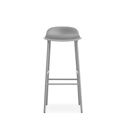 Tabouret Form - 75 cm, pieds en métal