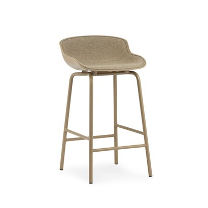 Tabouret de bar Hyg - Assise revêtue de tissu