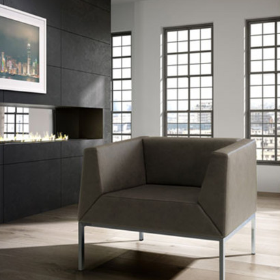 Fauteuil Kos - Gris foncé