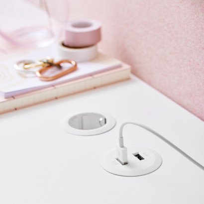 Prise pour bureau Powerdot MINI - 2 ports USB