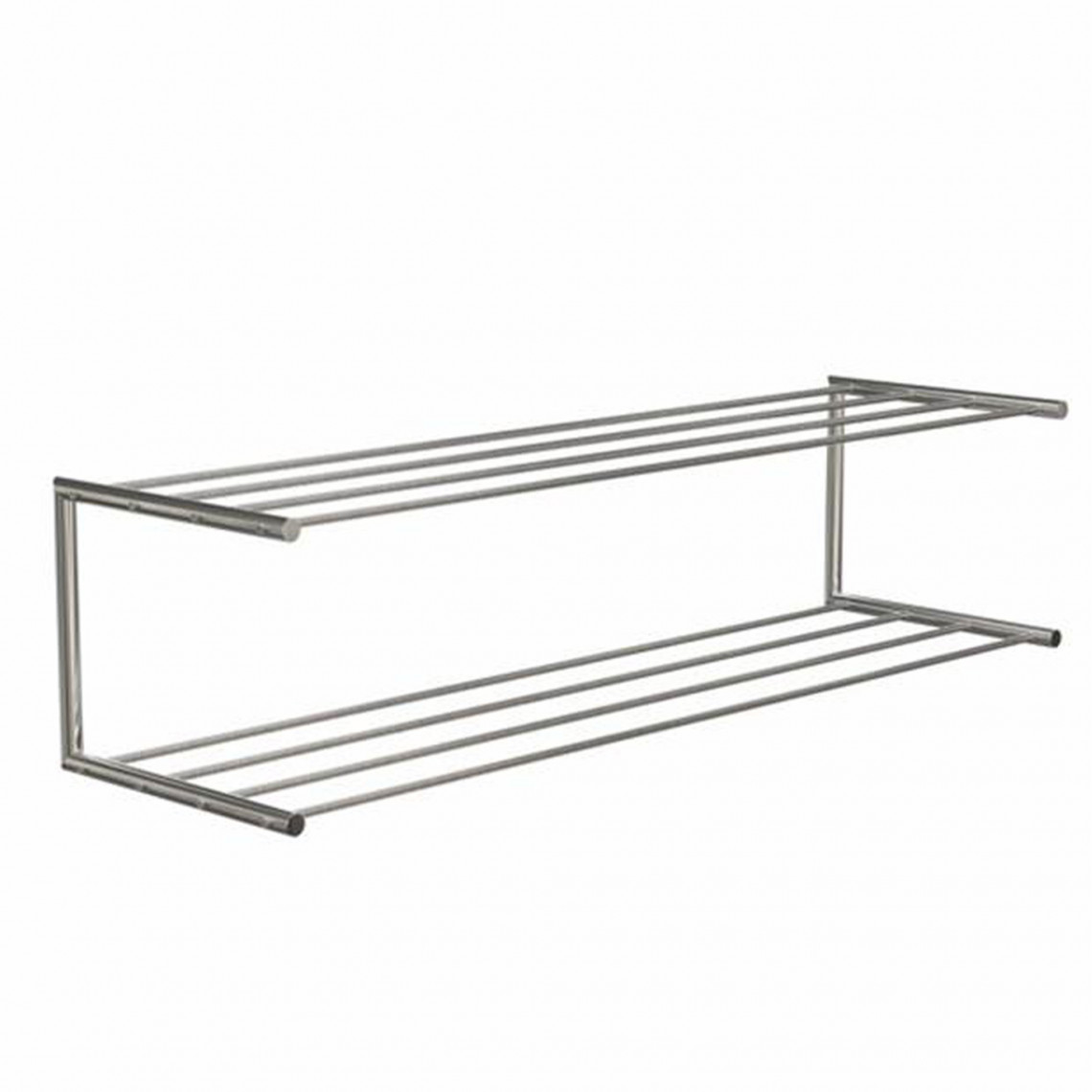 Meuble à chaussures - 2 étagères, 102 cm