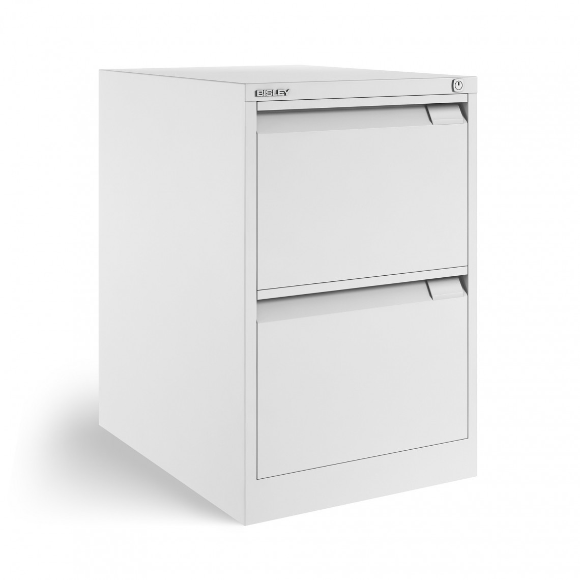 Caisson de Bureau Moderne Meuble Rangement Bureau Papier Dossier 2 Tiroirs