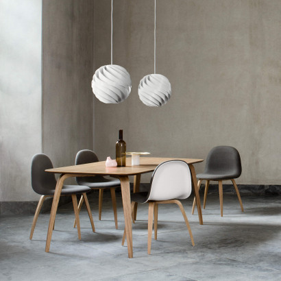 Table de salle à manger Gubi - Rectangulaire, 200 cm