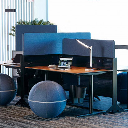 Cloison de séparation acoustique entre bureaux ScreenIT A30 The Rising - Hauteur ajustable