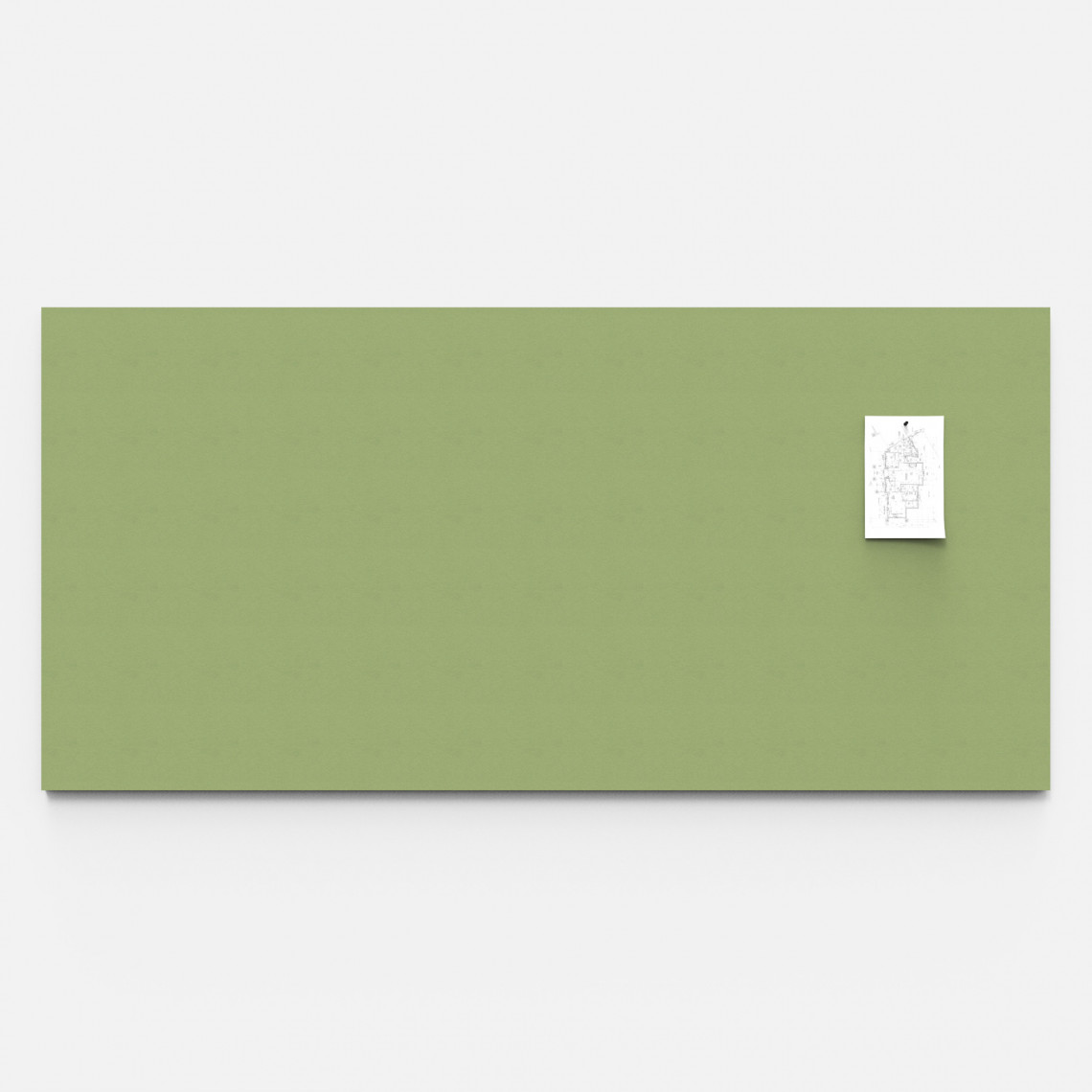 Tableau d’affichage en linoleum sans cadre Air Bulletin